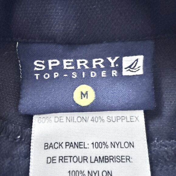 Sperry Top-Sider Women's Tech Board Shorts Nylon Supplex Navy/Red Sailing Size M - Picture 11 of 13